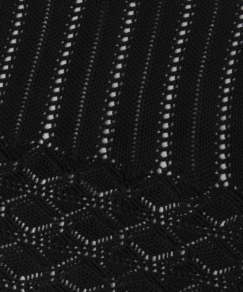 JEANASIS（ジーナシス）の「クロシェニットマキベルト/652856（ベルト・レディース・アイボリー/ブラック・FREE）」の6枚目の写真