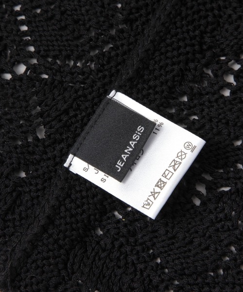 JEANASIS（ジーナシス）の「クロシェニットマキベルト/652856（ベルト・レディース・アイボリー/ブラック・FREE）」の7枚目の写真