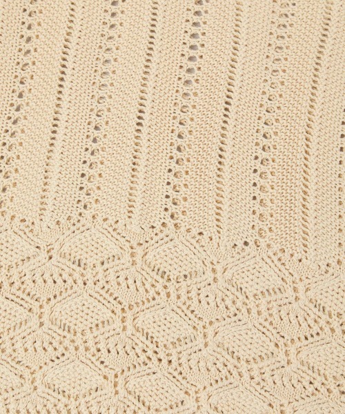 JEANASIS（ジーナシス）の「クロシェニットマキベルト/652856（ベルト・レディース・アイボリー/ブラック・FREE）」の9枚目の写真