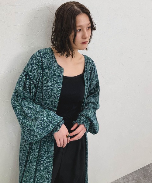 niko and...（ニコアンド）の「[MODE NORM CORE] 2WAYマキシプリントワンピース（ワンピース・レディース・グリーン/ネイビー/ブラック・LARGE/MEDIUM）」の15枚目の写真