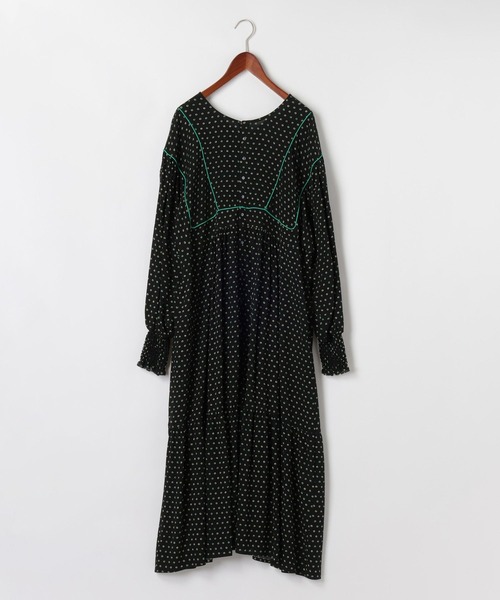 niko and...（ニコアンド）の「[MODE NORM CORE] 2WAYマキシプリントワンピース（ワンピース・レディース・グリーン/ネイビー/ブラック・LARGE/MEDIUM）」の16枚目の写真