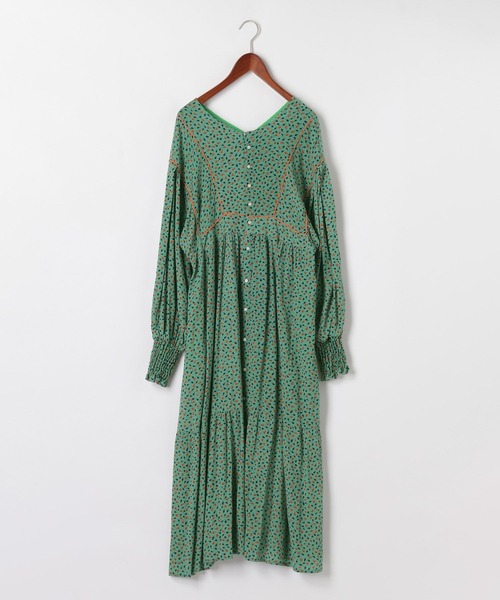 niko and...（ニコアンド）の「[MODE NORM CORE] 2WAYマキシプリントワンピース（ワンピース・レディース・グリーン/ネイビー/ブラック・LARGE/MEDIUM）」の17枚目の写真