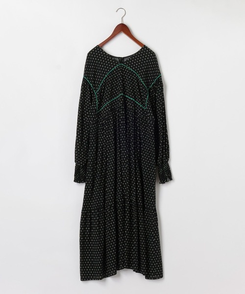 niko and...（ニコアンド）の「[MODE NORM CORE] 2WAYマキシプリントワンピース（ワンピース・レディース・グリーン/ネイビー/ブラック・LARGE/MEDIUM）」の19枚目の写真