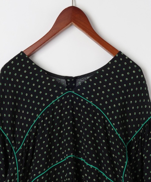 niko and...（ニコアンド）の「[MODE NORM CORE] 2WAYマキシプリントワンピース（ワンピース・レディース・グリーン/ネイビー/ブラック・LARGE/MEDIUM）」の21枚目の写真