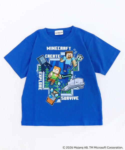 RUGGEDWORKS（ラゲッドワークス）の「《マインクラフト》 キッズ 半袖 ハーフパンツ パジャマ ルームウェア（ルームウェア/パジャマ・キッズ・ブラック/ブルー・120/130/140/150）」の11枚目の写真