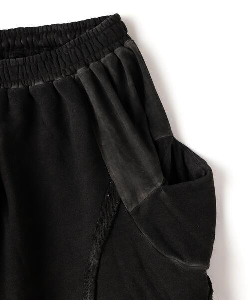 WHITELAND(ホワイトランド)の「WHITELAND/ホワイトランド/SWEAT SIDE ZIP SHORTS(スウェットパンツ・メンズ・チャコールグレー・F)」の4枚目の写真