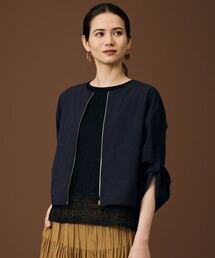 ファンクショナルブロードノーカラー ブルゾン