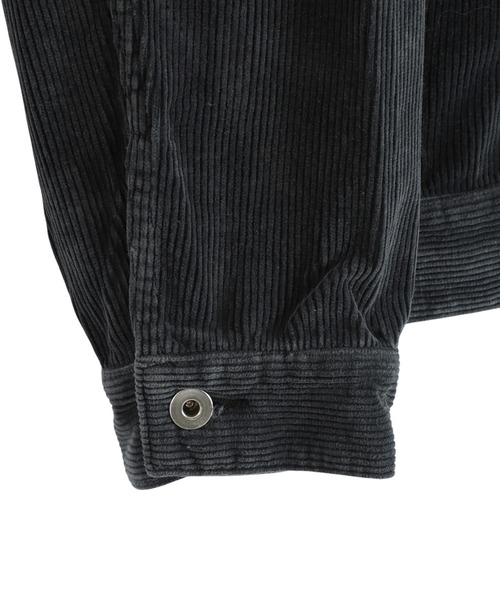 is-ness（イズネス）の「is-ness / イズネス：CORDUROY TRUCKER JACKET：1006AWJK02-25AW[NOA]（ブルゾン・メンズ・ネイビー/チャコール・L/M）」の7枚目の写真