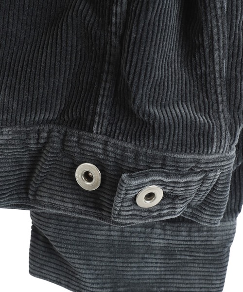 is-ness（イズネス）の「is-ness / イズネス：CORDUROY TRUCKER JACKET：1006AWJK02-25AW[NOA]（ブルゾン・メンズ・ネイビー/チャコール・L/M）」の8枚目の写真