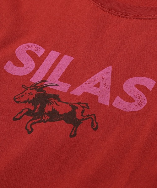 SILAS(サイラス)の「CAPRA S/S TEE(Tシャツ/カットソー・メンズ・アッシュ/ホワイト/バーガンディー/グリーン・M/L/XL)」の6枚目の写真