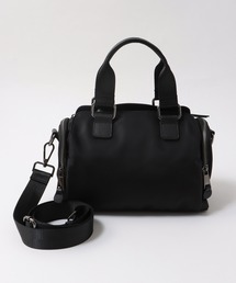 Three Four Time（スリーフォータイム）の「トリムレザーサイドポッケミニボストン（ボストンバッグ）」