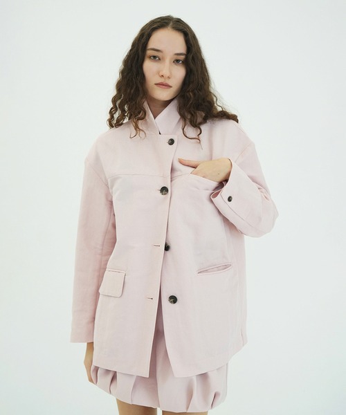a*す様 CLANE DAD MESH JACKET PINK DAD MESH JACKET（テーラードジャケット）｜CLANE（クラネ）の