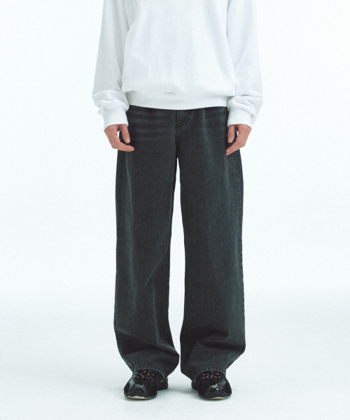 Rest&Recreation（レストアンドレクリエーション）の「WASHED JEANS - BLACK（デニムパンツ・メンズ・その他・LARGE/X-LARGE）」の3枚目の写真