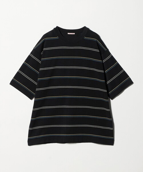 RYE TENDER＞CENTRE TEE BORDER センターT ボーダー ニットT 半袖