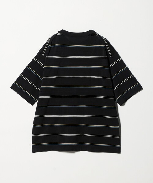 RYE TENDER＞CENTRE TEE BORDER センターT ボーダー ニットT 半袖