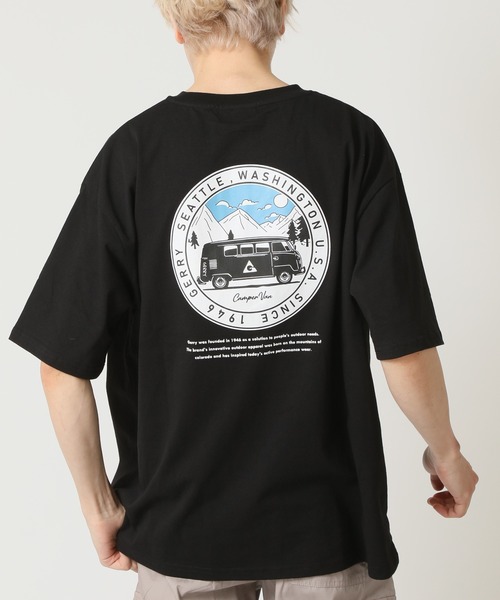 GERRY(ジェリー)の「GERRY/ジェリー アソートデザイン 半袖Tシャツ ユニセックス(Tシャツ/カットソー・メンズ・ブラック系3/ブラック系4/ホワイト系3/ホワイト系4/ホワイト系2/ホワイト系1/ブラック系1/ブラック系2/グレー系1/グレー系2/グレー系3/グレー系4・M/L)」の6枚目の写真