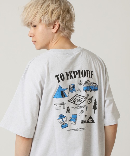 GERRY(ジェリー)の「GERRY/ジェリー アソートデザイン 半袖Tシャツ ユニセックス(Tシャツ/カットソー・メンズ・ブラック系3/ブラック系4/ホワイト系3/ホワイト系4/ホワイト系2/ホワイト系1/ブラック系1/ブラック系2/グレー系1/グレー系2/グレー系3/グレー系4・M/L)」の11枚目の写真