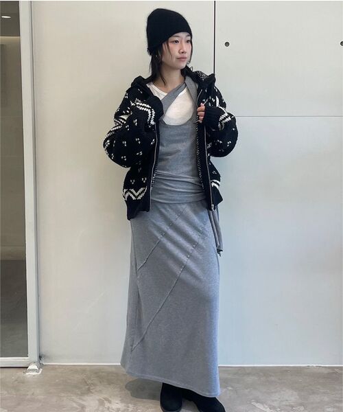 DIAGONAL(ダイアゴナル)の「NORDIC HOODIE ZIP UP (black)(パーカー・レディース・その他・FREE)」の10枚目の写真