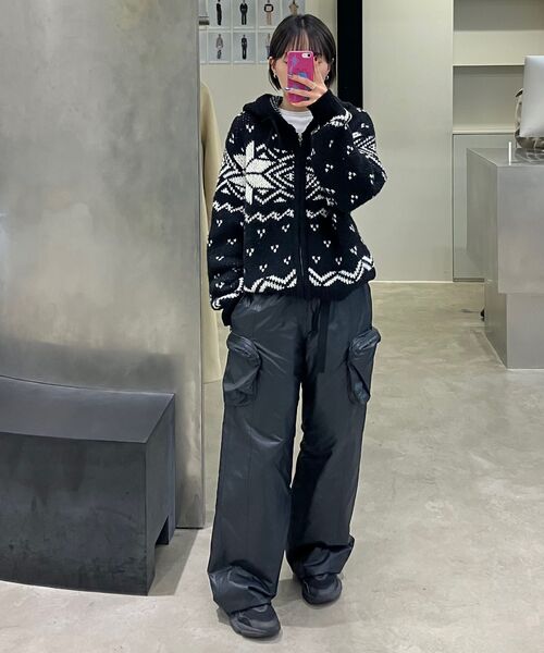 DIAGONAL(ダイアゴナル)の「NORDIC HOODIE ZIP UP (black)(パーカー・レディース・その他・FREE)」の11枚目の写真