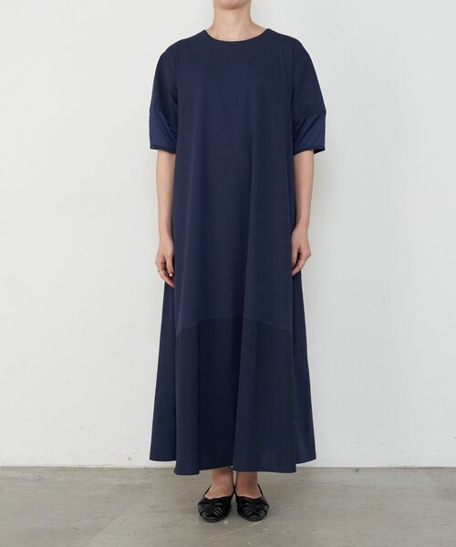 Jena espace merveilleux（ジェナ　エスパスメルヴェイユ）の「バックラッフルワンピース（ワンピース・レディース・ネイビー/ブラック・FREE）」の14枚目の写真