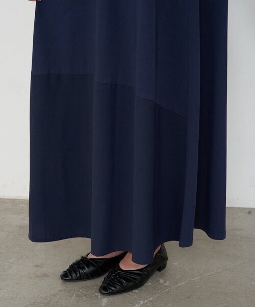 Jena espace merveilleux（ジェナ　エスパスメルヴェイユ）の「バックラッフルワンピース（ワンピース・レディース・ネイビー/ブラック・FREE）」の20枚目の写真