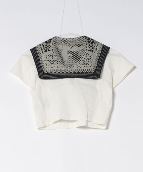 L.H.P(エルエイチピー)の「YUEQIQI/ユェチ・チ/Sailor Scarf Top(シャツ/ブラウス・レディース・ホワイト・S/M)」の2枚目の写真