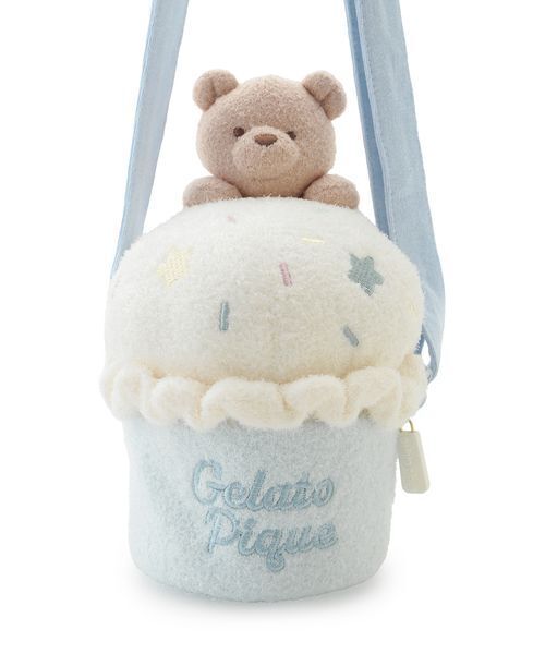 gelato pique(ジェラートピケ)の「【KIDS】スムーズィーアイスクリームベアショルダーバッグ(ショルダーバッグ・キッズ・ミント・F)」の4枚目の写真