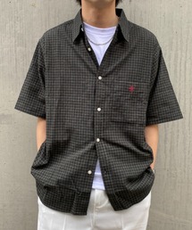 【BEVERLY HILLS POLO CLUB】ハイツイスト半袖Tシャツ  ストライプ/無地/チェック