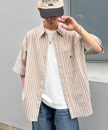 【BEVERLY HILLS POLO CLUB】ハイツイスト半袖Tシャツ ストライプ/無地/チェック