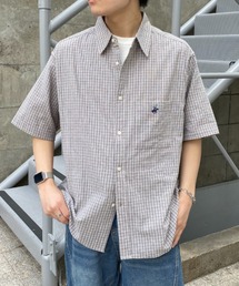 【BEVERLY HILLS POLO CLUB】ハイツイスト半袖Tシャツ ストライプ/無地/チェック