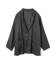 mizuiro ind リネンワイドシャツジャケット