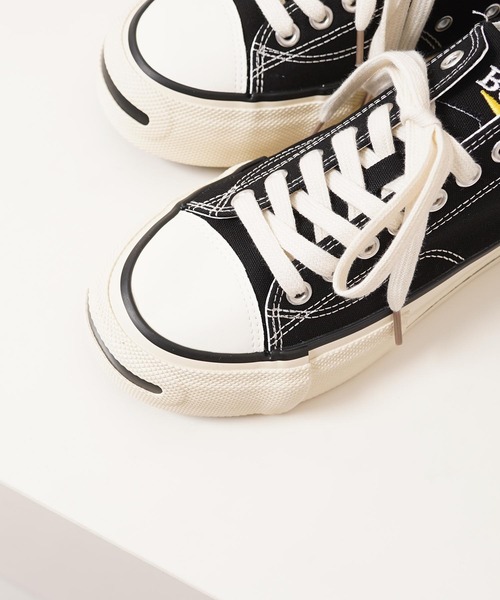 1111clothing（ワンフォークロージング）の「キャンバス ローカット スニーカー / Canvas low-top sneakers（スニーカー・メンズ・ブラック/グリーン・41/42/43/44）」の13枚目の写真