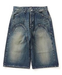 NEWCOMMUNE Baggy Denim Shorts