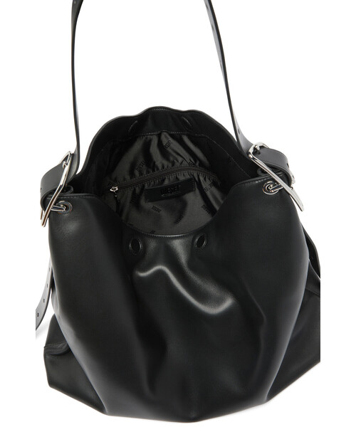 DIESEL(ディーゼル)の「ウィメンズ ホーボーバッグ D-LINE HOBO(ショルダーバッグ・レディース・ブラック・UNI)」の4枚目の写真