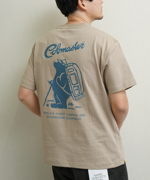 COBMASTER(コブマスター)の「COBMASTER 吸水速乾/抗菌防臭天竺 バックプリント ベーシックTEE(Tシャツ/カットソー・メンズ・ホワイト/ピンク系/グリーン系/グレー系/ブラック・MEDIUM/LARGE/X-LARGE)」の3枚目の写真