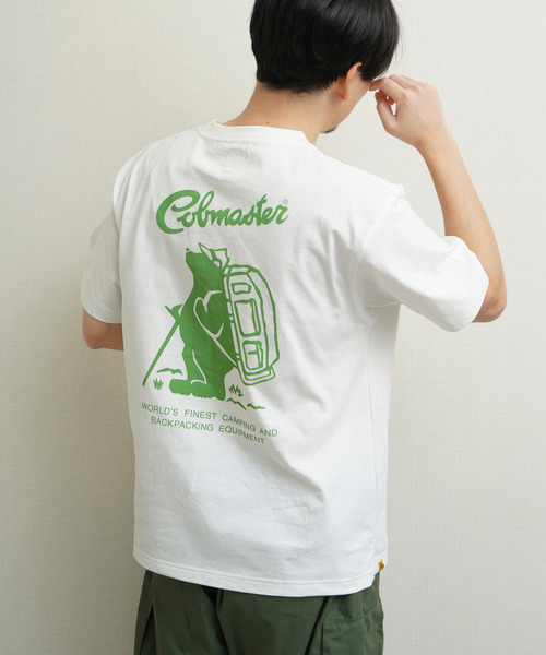 COBMASTER(コブマスター)の「COBMASTER 吸水速乾/抗菌防臭天竺 バックプリント ベーシックTEE(Tシャツ/カットソー・メンズ・ホワイト/ピンク系/グリーン系/グレー系/ブラック・MEDIUM/LARGE/X-LARGE)」の1枚目の写真