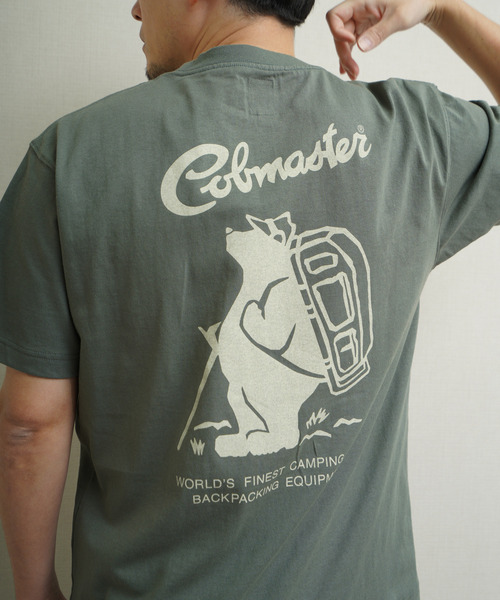 COBMASTER(コブマスター)の「COBMASTER 吸水速乾/抗菌防臭天竺 バックプリント ベーシックTEE(Tシャツ/カットソー・メンズ・ホワイト/ピンク系/グリーン系/グレー系/ブラック・MEDIUM/LARGE/X-LARGE)」の13枚目の写真
