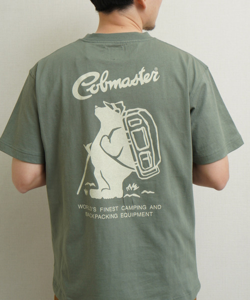COBMASTER(コブマスター)の「COBMASTER 吸水速乾/抗菌防臭天竺 バックプリント ベーシックTEE(Tシャツ/カットソー・メンズ・ホワイト/ピンク系/グリーン系/グレー系/ブラック・MEDIUM/LARGE/X-LARGE)」の15枚目の写真