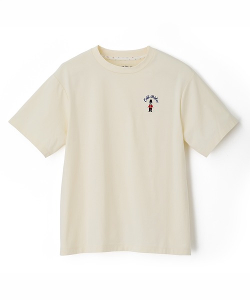 Cath Kidston(キャスキッドソン)の「オーバーサイズTシャツ London Dog(Tシャツ/カットソー・レディース・ホワイト/ネイビー/ライトイエロー/サックスブルー・FREE)」の10枚目の写真