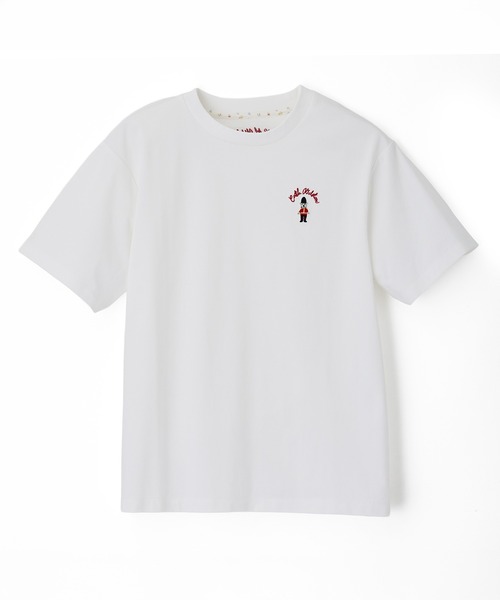 Cath Kidston(キャスキッドソン)の「オーバーサイズTシャツ London Dog(Tシャツ/カットソー・レディース・ホワイト/ネイビー/ライトイエロー/サックスブルー・FREE)」の11枚目の写真