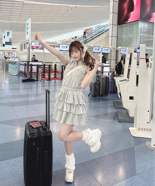 one way(ワンウェイ)の「パーカーワンピ(ワンピース・レディース・グレー/ブルー/ホワイト/ピンク・FREE)」の14枚目の写真