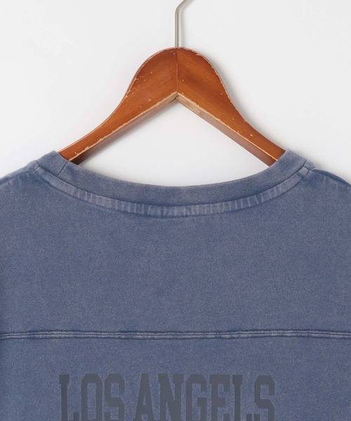 Champion（チャンピオン）の「【Champion(チャンピオン)】別注フットボールTシャツ（Tシャツ/カットソー・レディース・ブルー/グリーン/ブラウン・LARGE/MEDIUM）」の8枚目の写真
