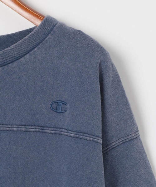 Champion（チャンピオン）の「【Champion(チャンピオン)】別注フットボールTシャツ（Tシャツ/カットソー・レディース・ブルー/グリーン/ブラウン・LARGE/MEDIUM）」の9枚目の写真