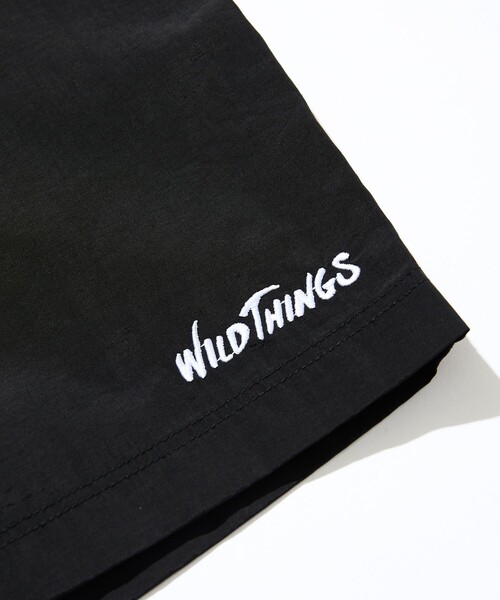 WILD THINGS（ワイルドシングス）の「WILD THINGS/ワイルドシングス 限定展開 WILD THINGS×FREAK'S STORE/ワイルドシングス 別注 ワンポイント刺繍 クライミングショーツ（その他パンツ・メンズ・レオパード/チャコールグレー/ブラック/オリーブ・SMALL/MEDIUM/LARGE）」の9枚目の写真