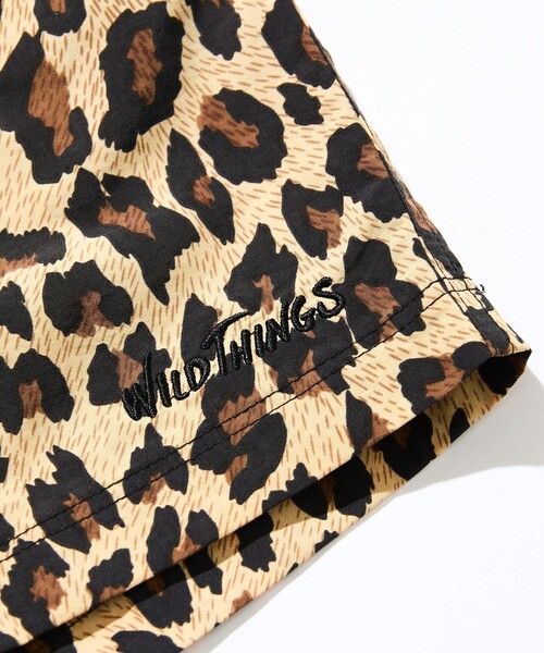 WILD THINGS（ワイルドシングス）の「WILD THINGS/ワイルドシングス 限定展開 WILD THINGS×FREAK'S STORE/ワイルドシングス 別注 ワンポイント刺繍 クライミングショーツ（その他パンツ・メンズ・レオパード/チャコールグレー/ブラック/オリーブ・SMALL/MEDIUM/LARGE）」の13枚目の写真