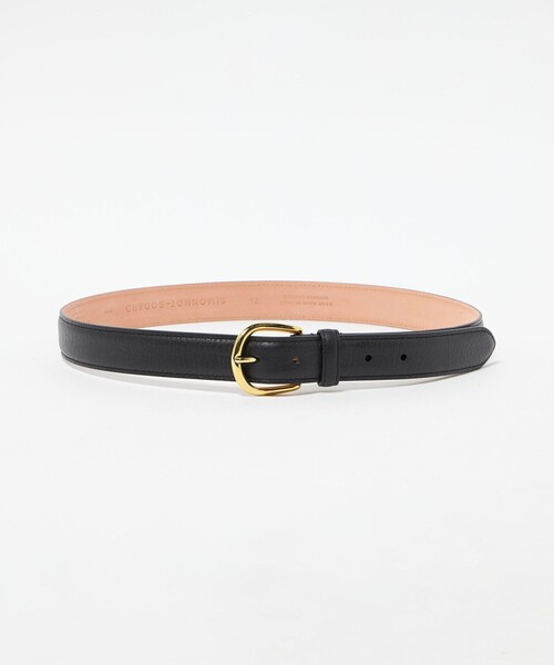UNITED ARROWS(ユナイテッドアローズ)の「【別注】<SIMONNOT GODARD>スタンプ レザーベルト(ベルト・メンズ・ブラック/ダークブラウン・32inch/30inch/36inch/34inch)」の1枚目の写真