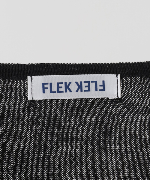 La TOTALITE（ラトータリテ）の「FLEK/フレック ショルダーカットアウトニットトップス（ニット/セーター・レディース・ブラック/アイボリー・FREE）」の14枚目の写真