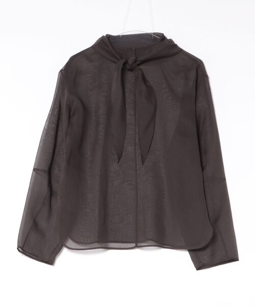 TODAYFUL（トゥデイフル）の「TODAYFUL Sheer Tie Blouse（シャツ/ブラウス・レディース・オフホワイト/ダークブラウン・FREE）」の17枚目の写真
