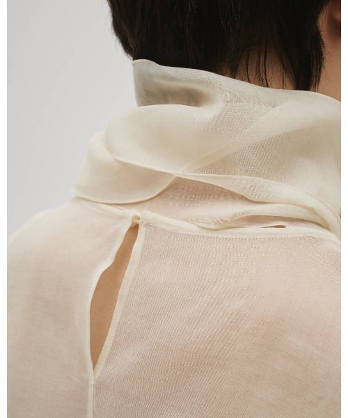 TODAYFUL（トゥデイフル）の「TODAYFUL Sheer Tie Blouse（シャツ/ブラウス・レディース・オフホワイト/ダークブラウン・FREE）」の14枚目の写真