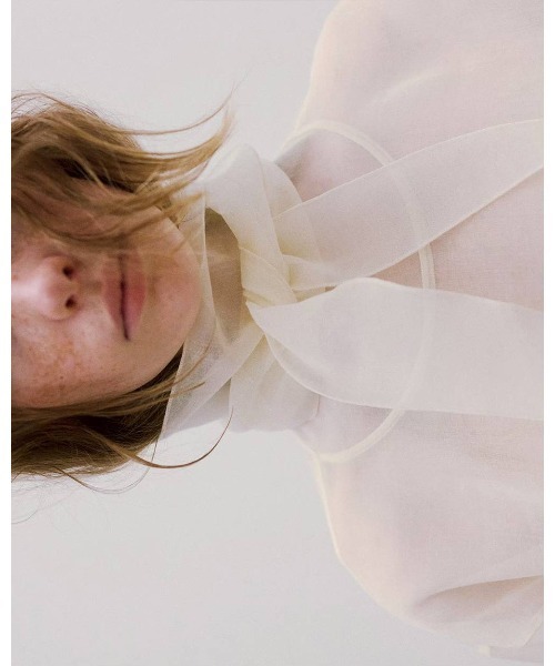 TODAYFUL（トゥデイフル）の「TODAYFUL Sheer Tie Blouse（シャツ/ブラウス・レディース・オフホワイト/ダークブラウン・FREE）」の16枚目の写真